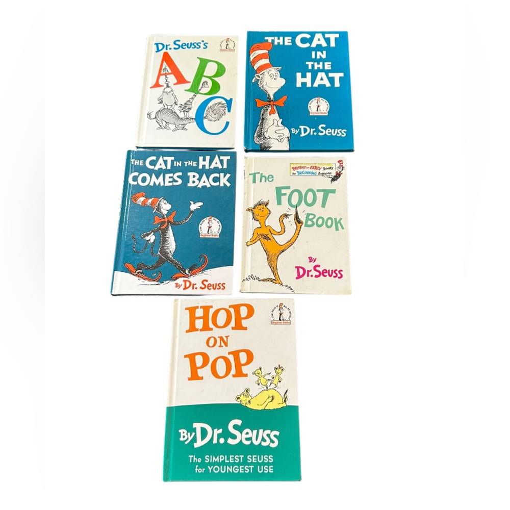 Dr. Seuss Children's Book Bundle Set for Early  Books for Beginners Preowned
